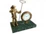 Настольный прибор "Металлург", золотистый/зеленый