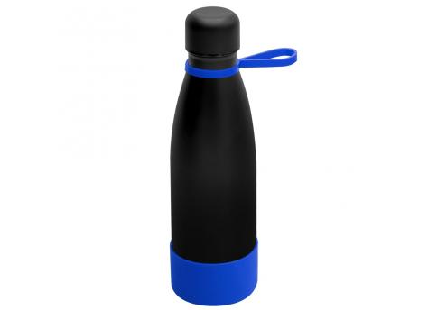 Термобутылка герметичная вакуумная Olivia To Go, чёрный/синий