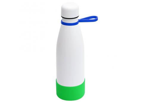 Термобутылка герметичная вакуумная Olivia To Go, белый/синий/зеленый