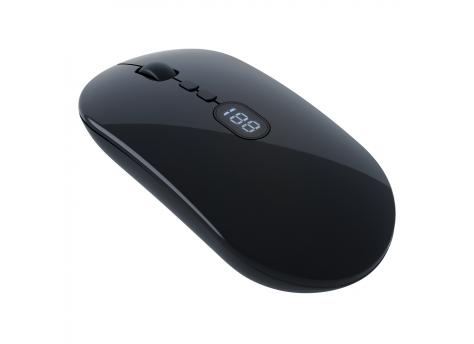 Мышь компьютерная беспроводная с индикатором Peeper, черный