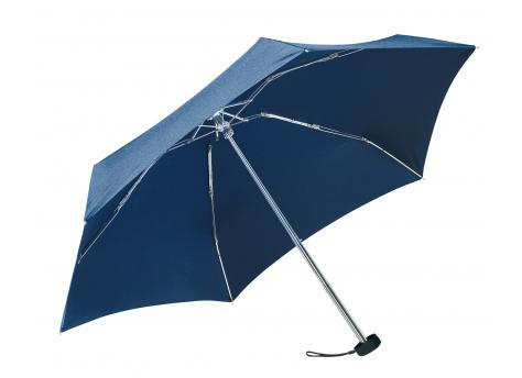 Алюминиевый мини-зонт POCKET, темно-синий - NTEU7-95073