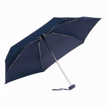 Алюминиевый мини-зонт POCKET, темно-синий - NTEU7-95073
