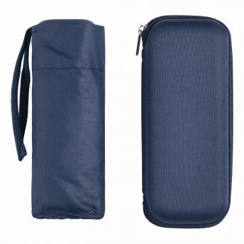 Алюминиевый мини-зонт POCKET, темно-синий - NTEU7-95073
