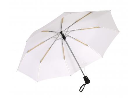 Ветрозащитный автоматический складной зонт BORA, белый NTEU7-95081