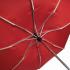 Ветрозащитный автоматический складной зонт BORA, красный NTEU7-95085