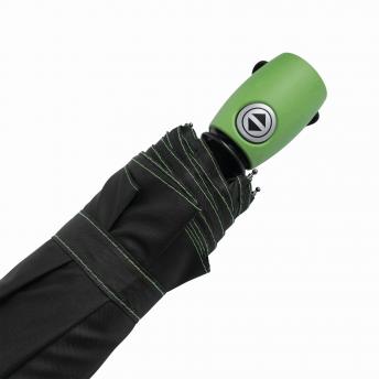 Автоматический зонт STREETLIFE, черный, светло-зеленый NTEU7-92818