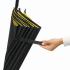Автоматический зонт DOUBLY, черный, желтый NTEU7-95103