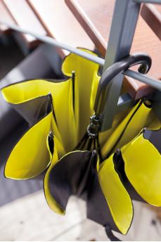 Автоматический зонт DOUBLY, черный, желтый NTEU7-95103