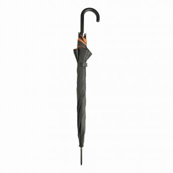 Автоматический зонт DOUBLY, черный, оранжевый NTEU7-95104