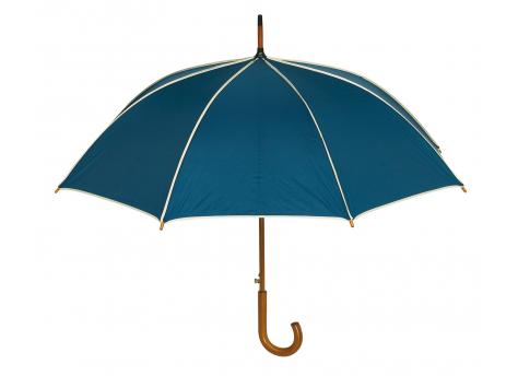 Автоматический деревянный зонт WALTZ, бежевый, темно-синий NTEU7-95106