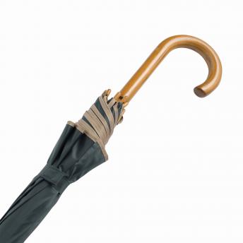 Автоматический деревянный зонт WALTZ, бежевый, темно-зеленый NTEU7-95107