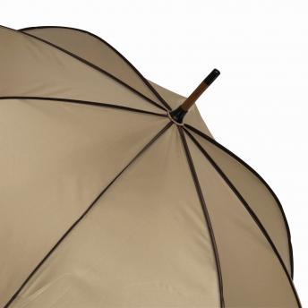 Автоматический деревянный зонт WALTZ, бежевый, коричневый NTEU7-95109