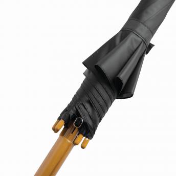 Автоматический деревянный зонт TANGO, черный NTEU7-92880