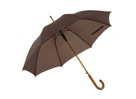 Автоматический деревянный зонт TANGO, темно-коричневый NTEU7-92886