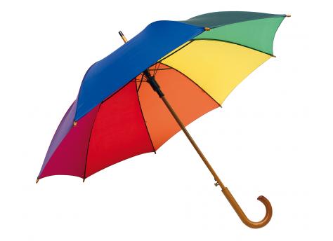 Автоматический деревянный зонт TANGO, радужный NTEU7-92891