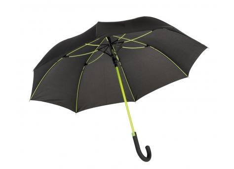 Автоматический зонт CANCAN, черный, светло-зеленый NTEU7-92835