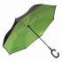 Реверсивный зонт-трость FLIPPE, черный, светло-зеленый NTEU7-93930