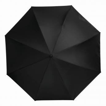 Реверсивный зонт-трость FLIPPE, черный, светло-серый NTEU7-93931