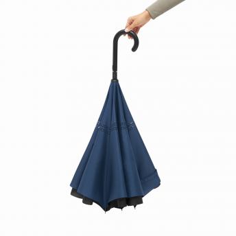 Автоматический зонт OPPOSITE, черный, темно-синий NTEU7-93932