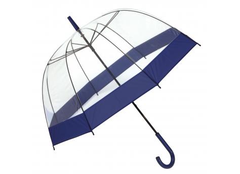 Зонт куполообразной формы HONEYMOON, синий, прозрачный NTEU7-93400