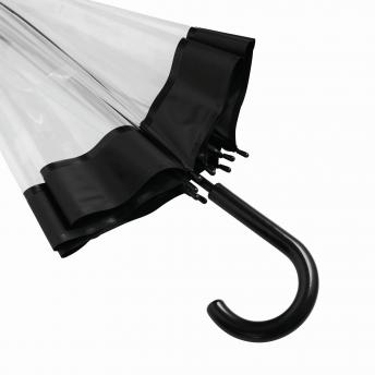 Зонтик куполообразной формы HONEYMOON, черный, прозрачный NTEU7-93401