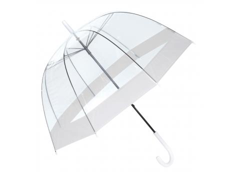Зонтик куполообразной формы HONEYMOON, прозрачный, белый NTEU7-93402
