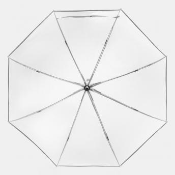 Автоматический зонт VIP, прозрачный, белый NTEU7-92838