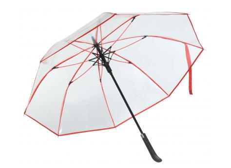 Автоматический зонт VIP, красный, прозрачный NTEU7-92839