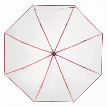 Автоматический зонт VIP, красный, прозрачный NTEU7-92839