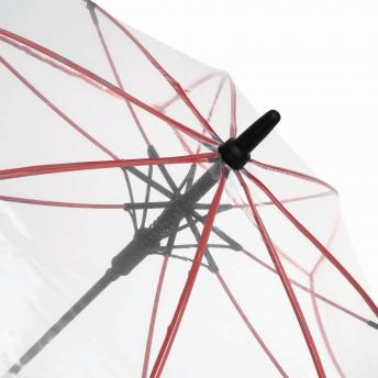 Автоматический зонт VIP, красный, прозрачный NTEU7-92839