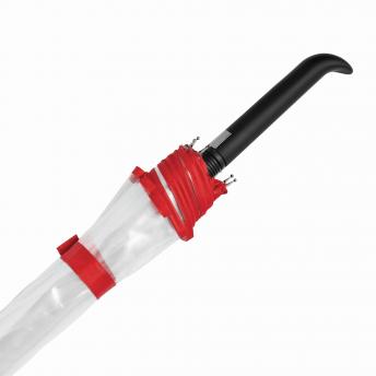 Автоматический зонт VIP, красный, прозрачный NTEU7-92839