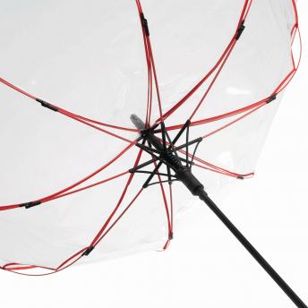 Автоматический зонт VIP, красный, прозрачный NTEU7-92839