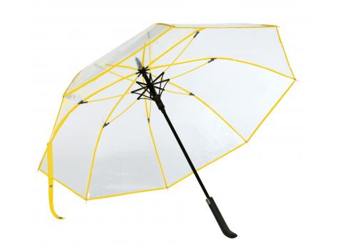 Автоматический зонт VIP, прозрачный, желтый NTEU7-92840