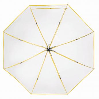 Автоматический зонт VIP, прозрачный, желтый NTEU7-92840