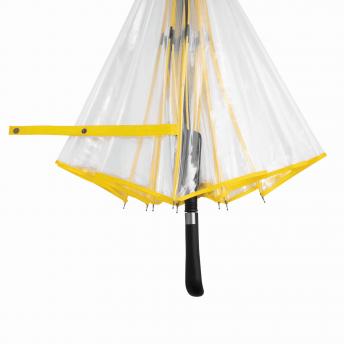 Автоматический зонт VIP, прозрачный, желтый NTEU7-92840