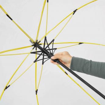 Автоматический зонт VIP, прозрачный, желтый NTEU7-92840