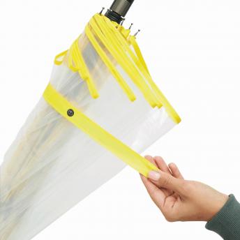 Автоматический зонт VIP, прозрачный, желтый NTEU7-92840