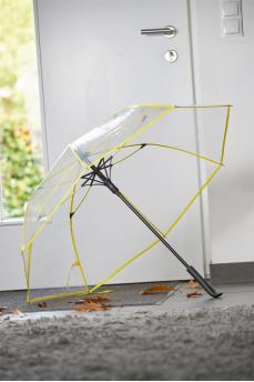 Автоматический зонт VIP, прозрачный, белый NTEU7-92838