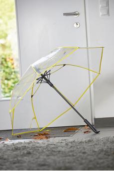 Автоматический зонт VIP, прозрачный, желтый NTEU7-92840