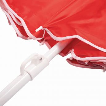 Пляжный зонт SUNFLOWER, красный NTEU7-93983