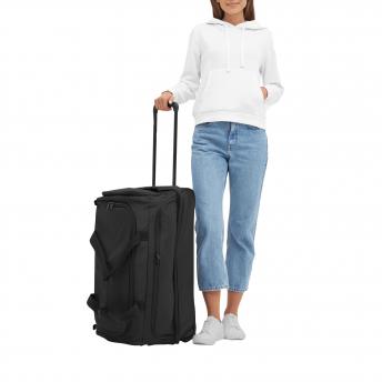 Дорожная сумка-тележка BERGEN, черная NTEU7-93519