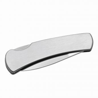 Нож складной большой из нержавеющей стали МЕТАЛЛИК, серебристый NTEU7-93429