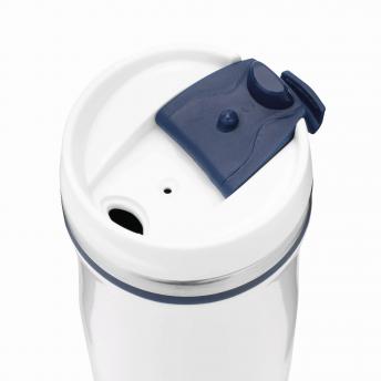 Кружка дорожная двустенная CREMA, синяя NTEU7-94071