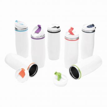 Кружка дорожная двустенная CREMA, синяя NTEU7-94071