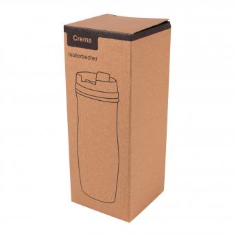 Дорожная кружка CREMA с двойными стенками, черная NTEU7-94072