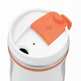 Дорожная кружка CREMA, двустенная, оранжевая NTEU7-94075