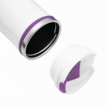 Дорожная кружка с двойными стенками CREMA, liliacc NTEU7-94076