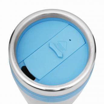 Колба двустенная LUNGO, синяя, серебристая NTEU7-94078