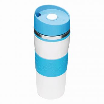 Колба двустенная ARABICA, голубая, белая NTEU7-94089