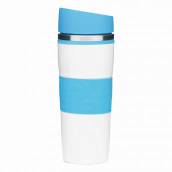 Колба двустенная ARABICA, голубая, белая NTEU7-94089